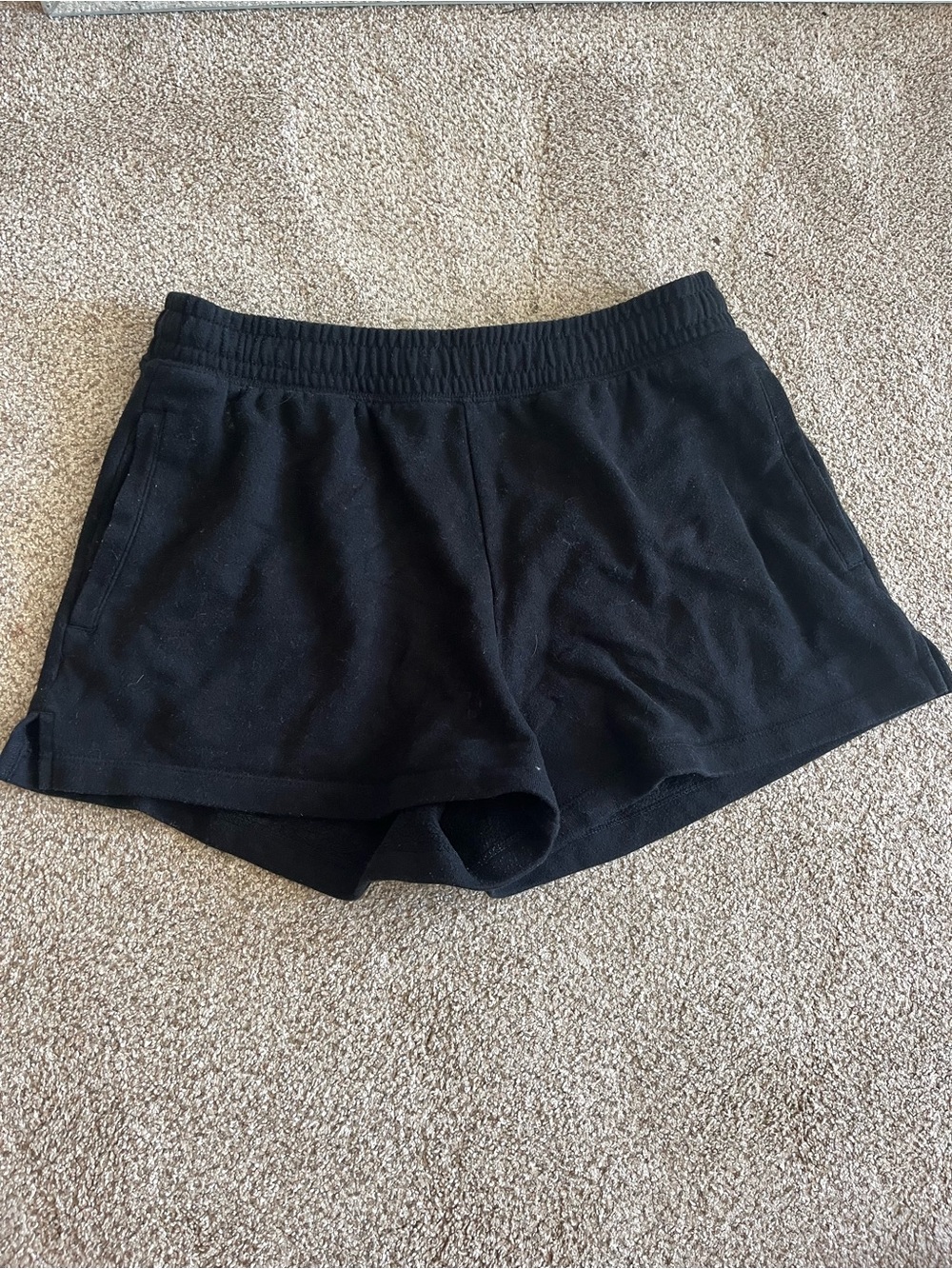Aeropostale Black Athletic Lounge Shorts